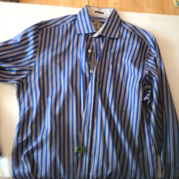 Bugatchi designer sport shirt EUC - Picture 2 of 2